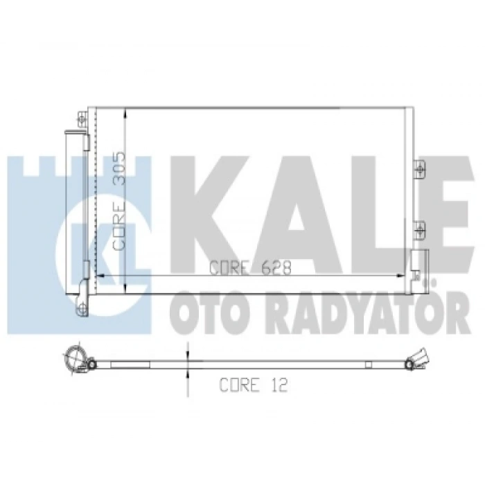 KLIMA RADYATÖRÜ CONDENSER 1 SIRA ALB SI LINEA 1,3 07-