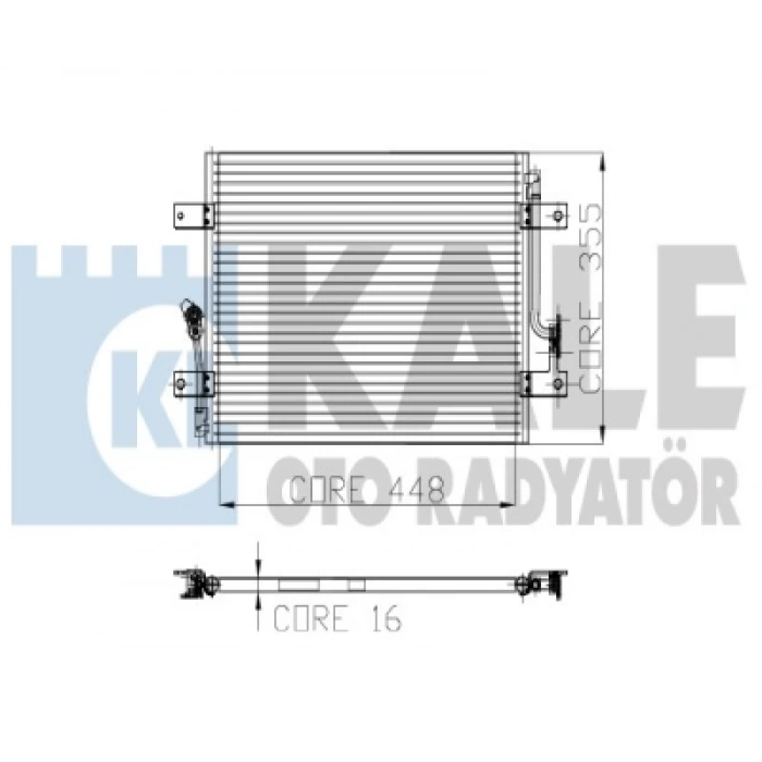KLIMA RADYATÖRÜ CONDENSER 1 SIRA ALB SI PALIO 1,4 96-