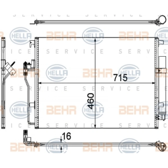 KLIMA RADYATÖRÜ CRAFTER SPRINTER-CRAFTER BM 06-