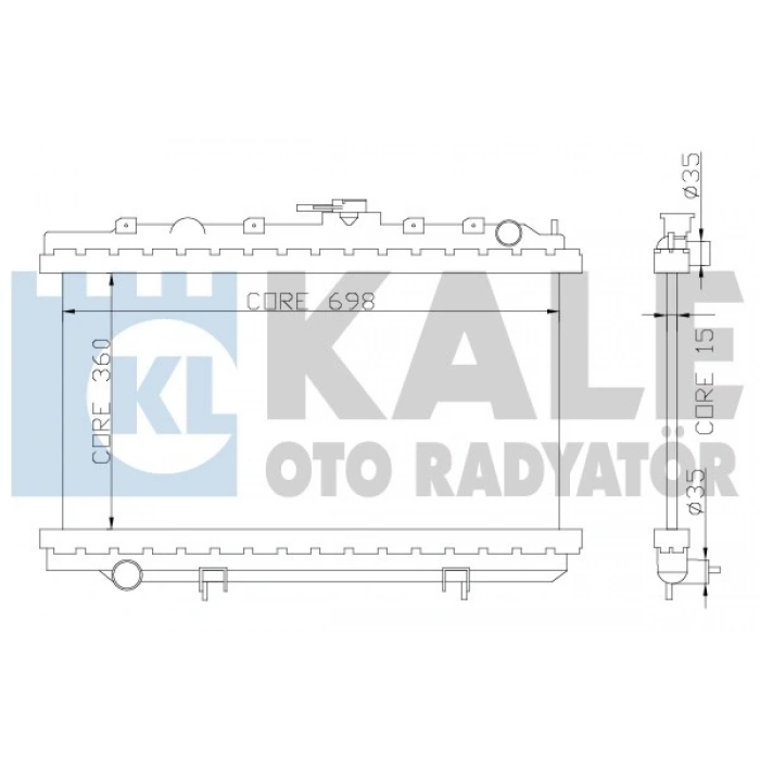 KLIMA RADYATÖRÜ DUCATO/BOXCER/JUMPER 2.0D/2.2D/2.3D/3.0D MTJ 07-
