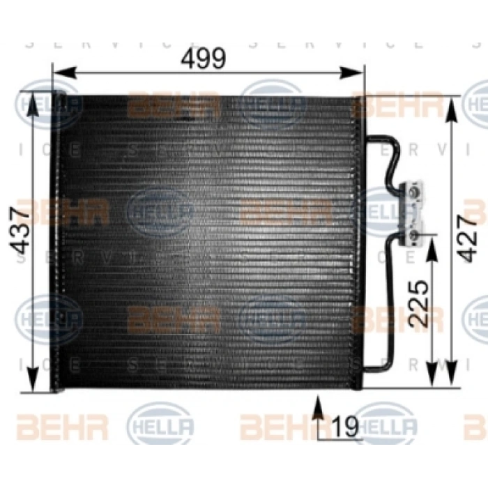 KLIMA RADYATÖRÜ E38 BM 97-01