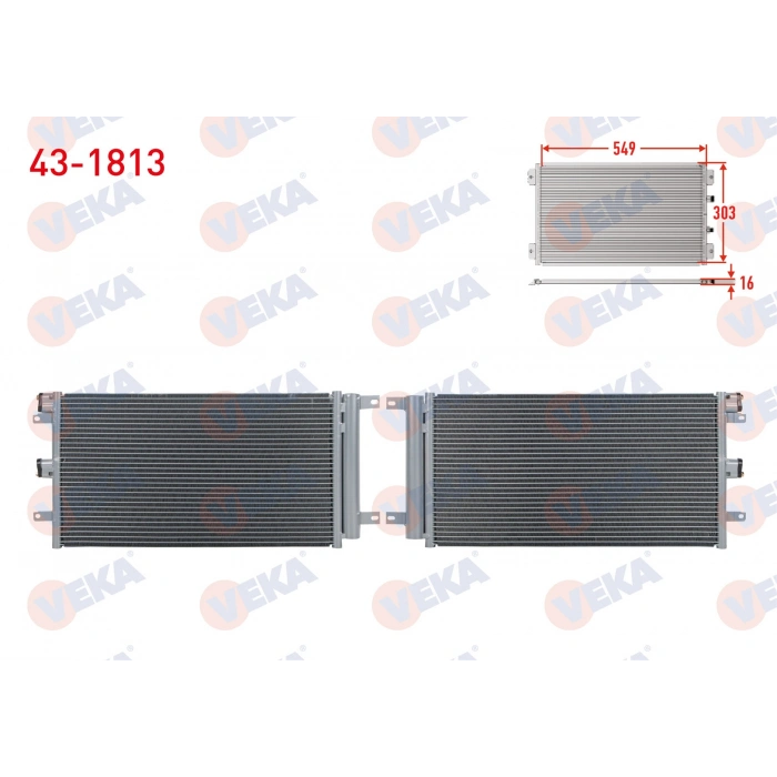 KLIMA RADYATORU FIAT DOBLO (119,223) 1.4 M-T 2001-2010