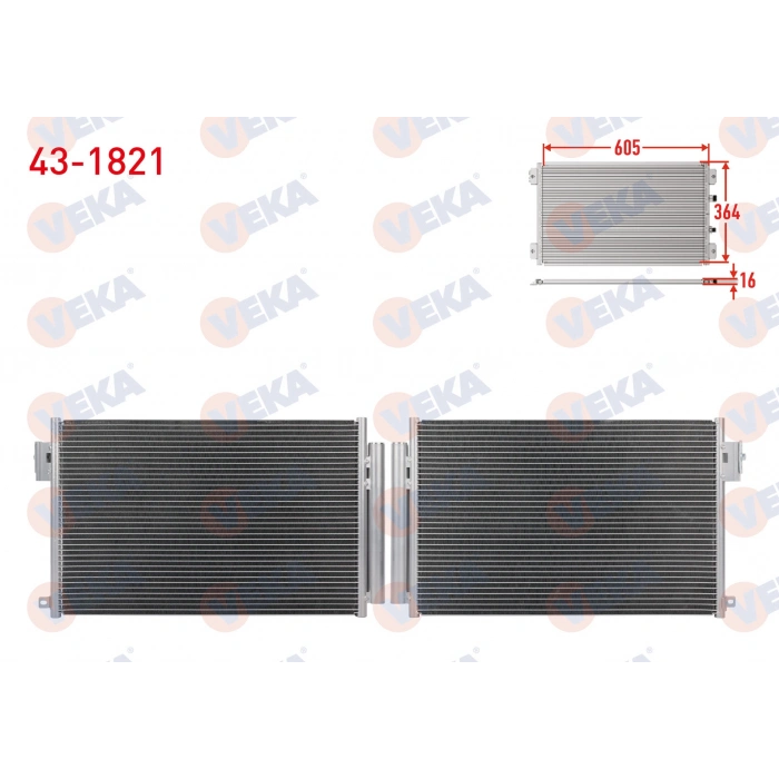 KLIMA RADYATORU FIAT EGEA 1.4 16v M-T 2015-