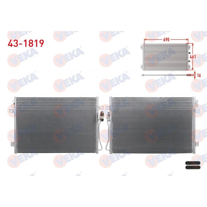 KLIMA RADYATORU FIAT FREEMONT (JF) 2.0 MJT A-T 2011-