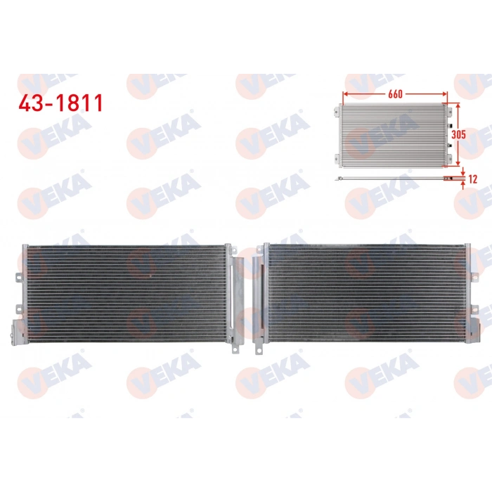 KLIMA RADYATORU FIAT LINEA (323) 1.3 MJT M-T 2007-