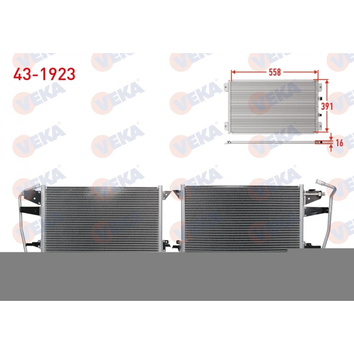 KLIMA RADYATORU FORD ESCORT VII 1.6i 16v 1995-1999
