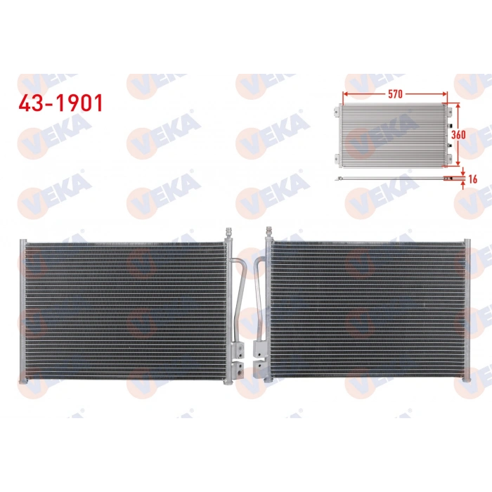 KLIMA RADYATORU FORD FIESTA 1.4 TDCI 2002-2008