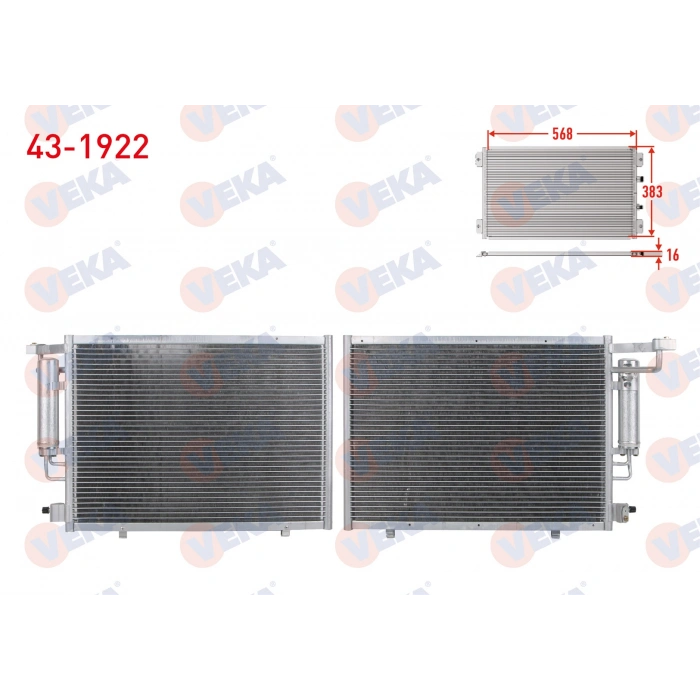 KLIMA RADYATORU FORD FIESTA VI 1.4 TDCI 2008-2012