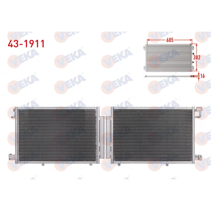 KLIMA RADYATORU FORD FIESTA VI 1.4 TDCI 2008-2012