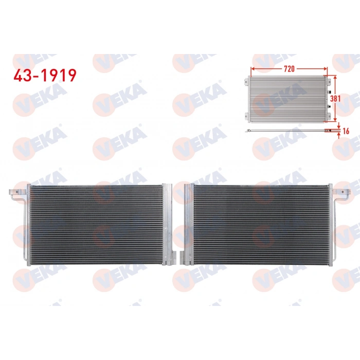 KLIMA RADYATORU FORD FOCUS III 1.6 TI-VCT 2011-2015