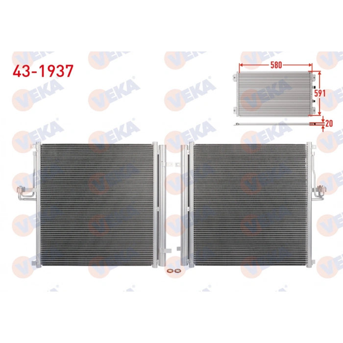 KLIMA RADYATORU FORD RANGER 2.0 EcoBlue 2020-