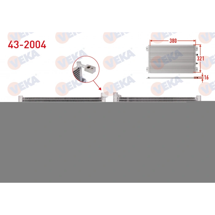 KLIMA RADYATORU HONDA CIVIC 1.5I 16V 1991-1995