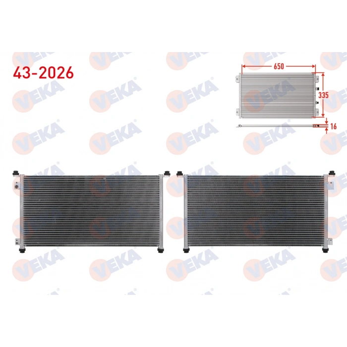 KLIMA RADYATORU HONDA CIVIC VII 2.0 TYPE-R 2000-2006