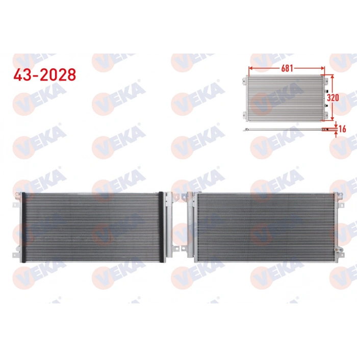 KLIMA RADYATORU HONDA CIVIC X 1.5 VTEC 2016-