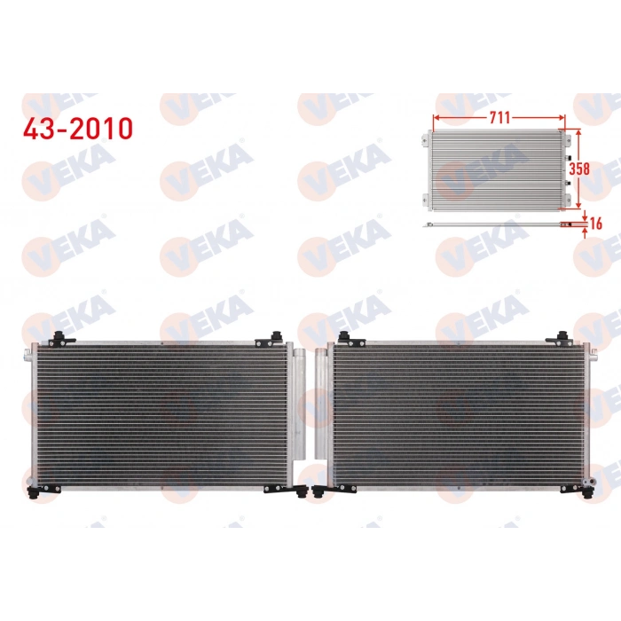 KLIMA RADYATORU HONDA CR-V II 2.0i 2002-2006