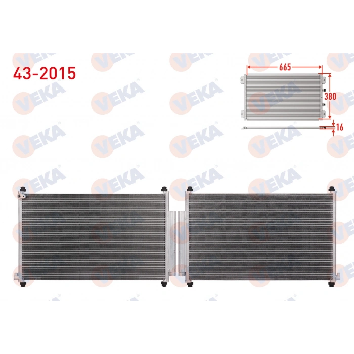 KLIMA RADYATORU HONDA CR-V IV 2.0 2012-2014