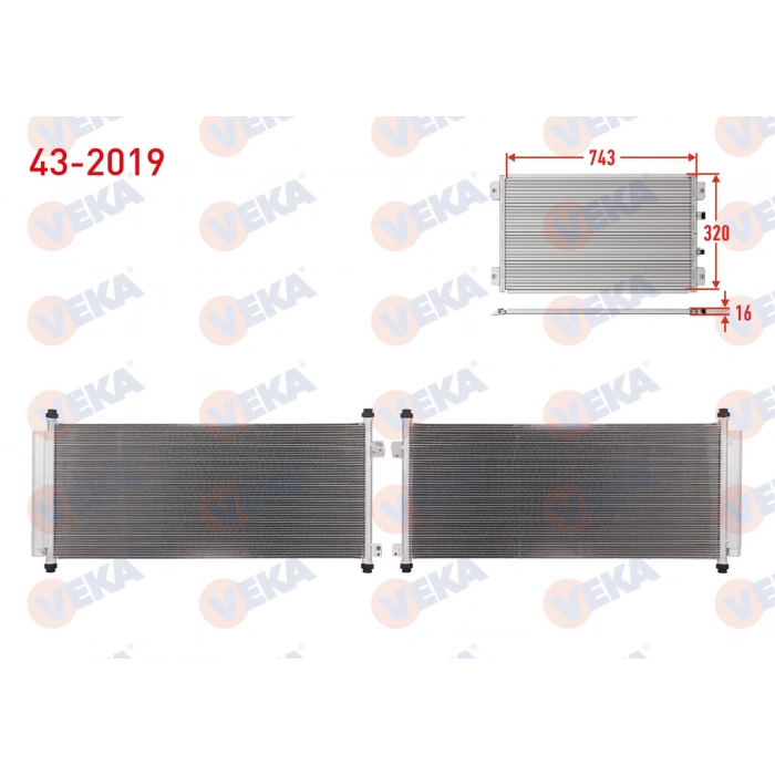 KLIMA RADYATORU HONDA JAZZ III (GE) 1.4i 2008-2012