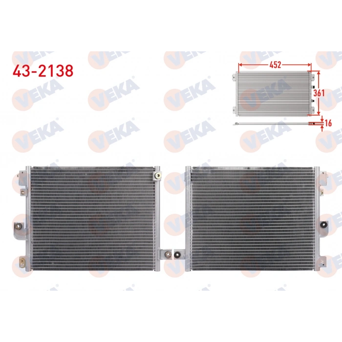 KLIMA RADYATORU HYUNDAI ATOS (MX) 1.1i 1998-2005