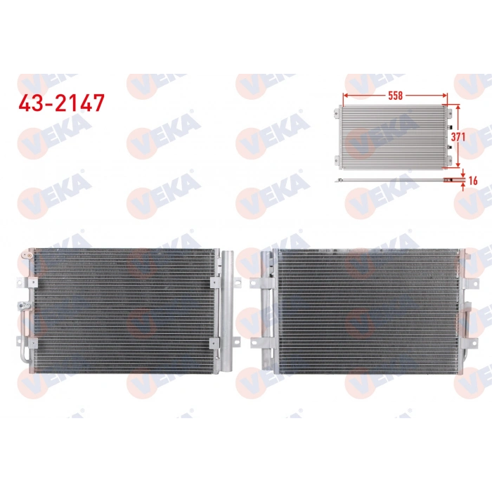 KLIMA RADYATORU HYUNDAI H100 - H100 KAMYONET 2.5 D 2004-