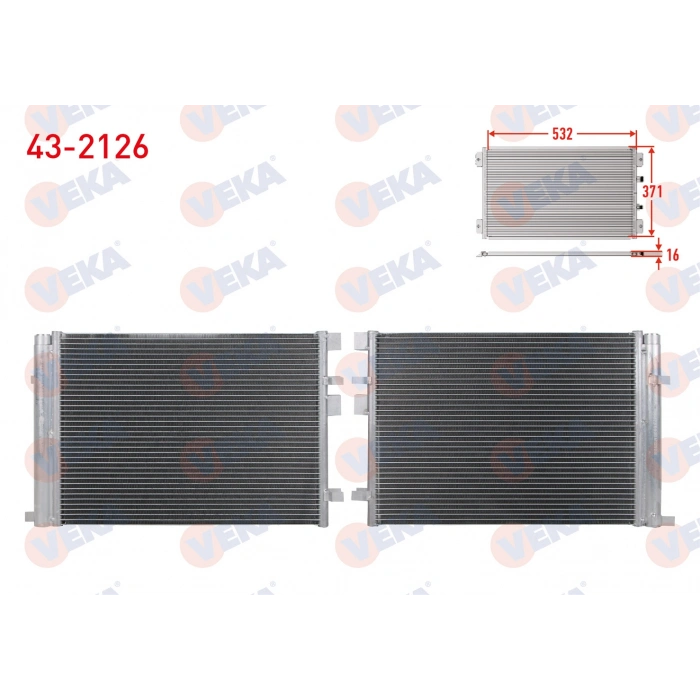 KLIMA RADYATORU HYUNDAI I20 (PB, PBT) 1.4 CRDI 2008-2015