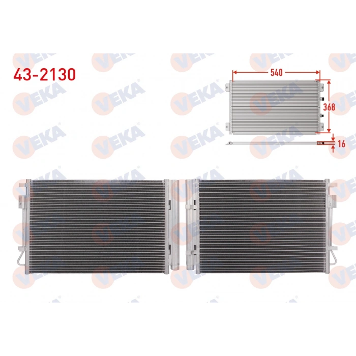 KLIMA RADYATORU HYUNDAI I20 (PB, PBT) (TURKIYE URETIMI) 1.2i 2012-2015