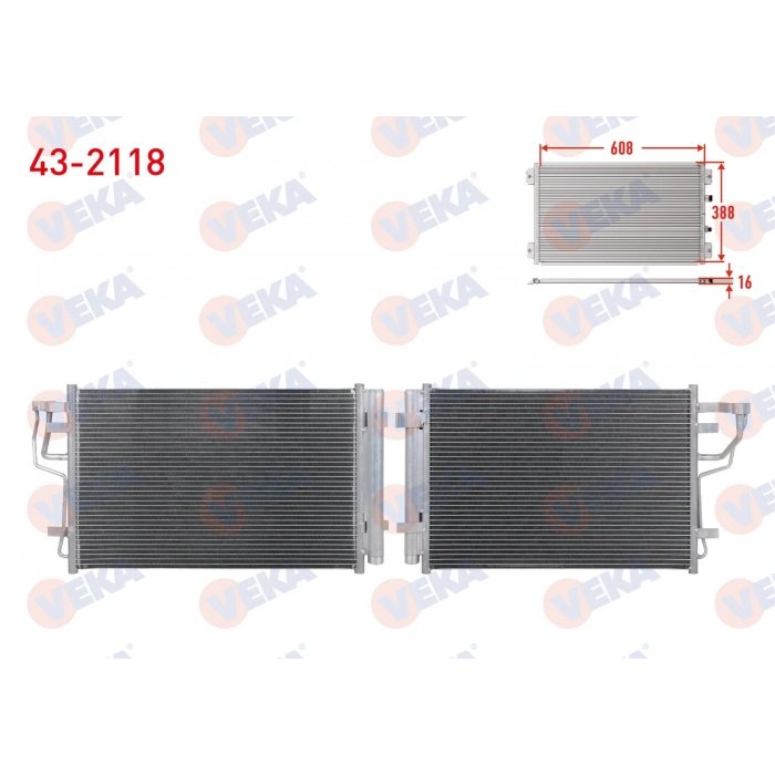 KLIMA RADYATORU HYUNDAI I30 (FD) 1.4i A-T/M-T 2007-2011