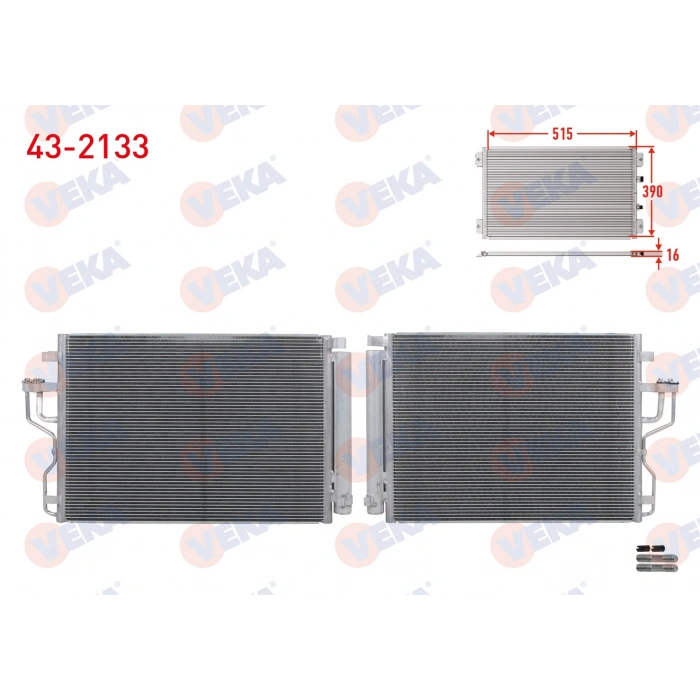 KLIMA RADYATORU HYUNDAI IX35 (LM) 2.0 CRDI (KORE URETIMI) 2010-