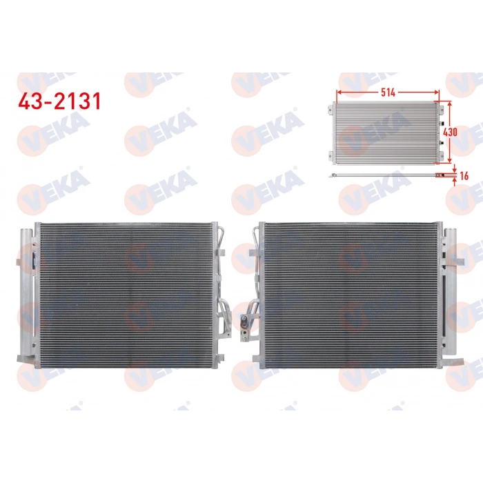 KLIMA RADYATORU HYUNDAI SANTA FE (CM) 2.0 CRDI 2006-2012
