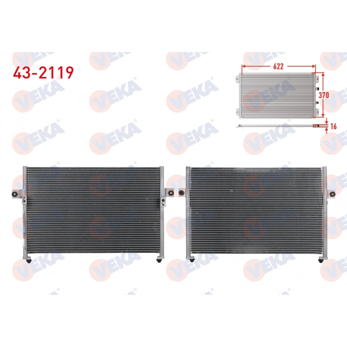 KLIMA RADYATORU HYUNDAI STAREX 2.5 CRDI 1997-2007