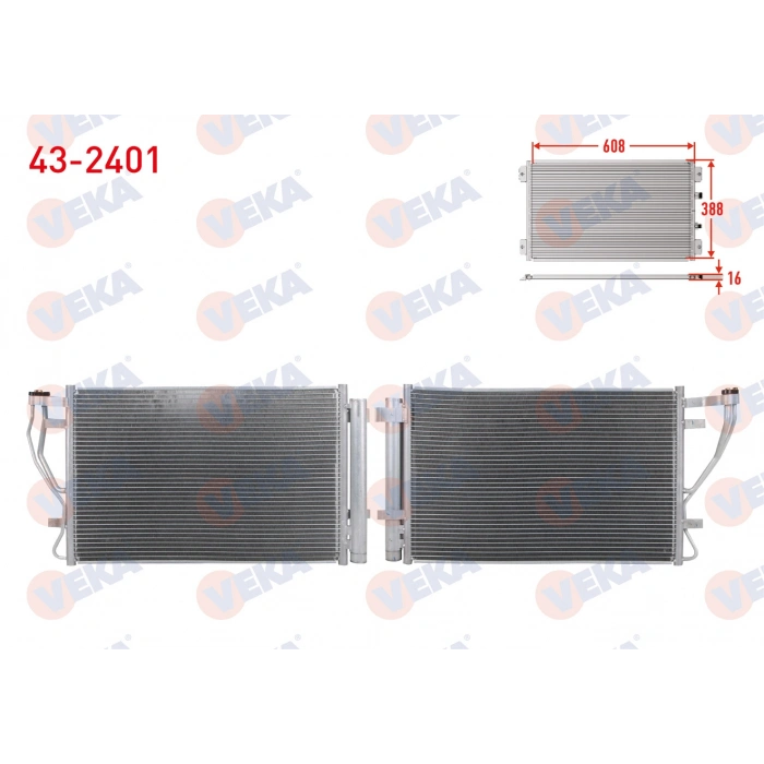 KLIMA RADYATORU KIA CERATO (LD) 1.6 GSL M-T 2004-2012