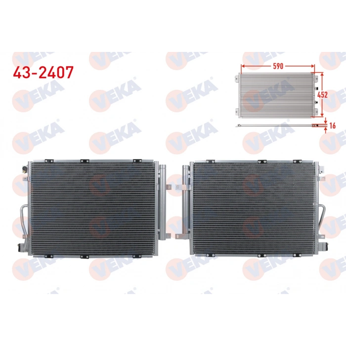 KLIMA RADYATORU KIA SORENTO I (JC) 2.5 CRDI A-T 2006-2009