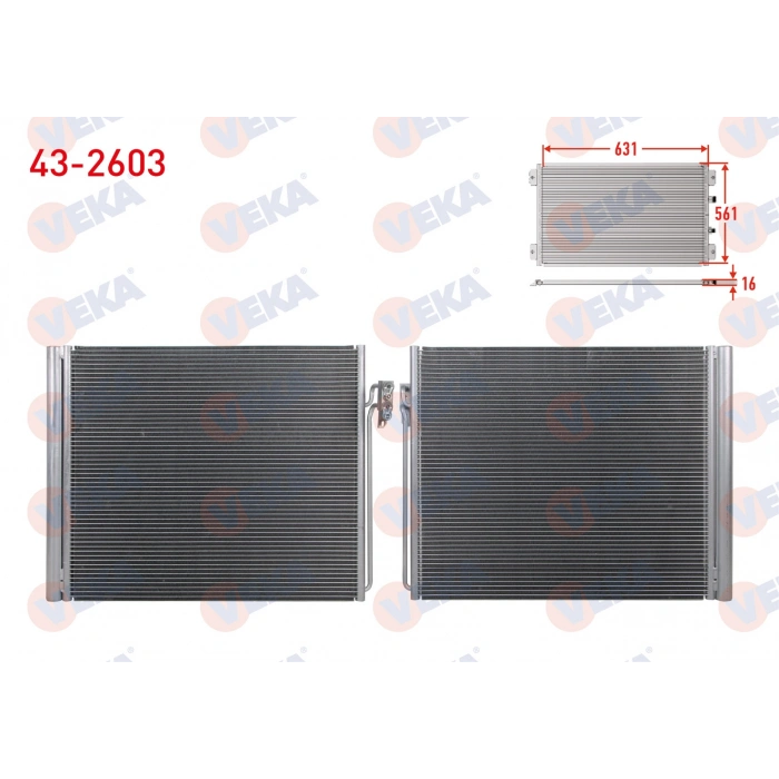 KLIMA RADYATORU LAND ROVER RANGE ROVER III 4.2 - 4.4 A-T 4X4 2002-2012 / RANGE ROVER IV 5.0 V8 A-T 4X4 2012-