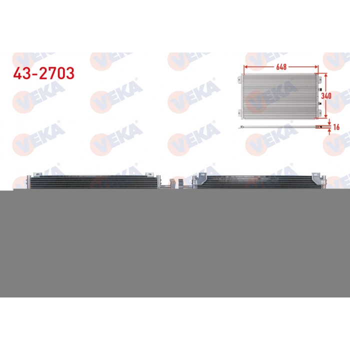 KLIMA RADYATORU MAZDA 323 VI (BJ) 1.5i 16v M-T 1998-2004