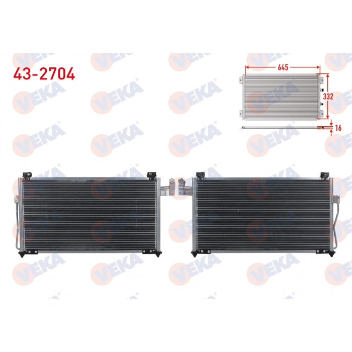 KLIMA RADYATORU MAZDA 323 VI (BJ) 1.6i 1998-2004