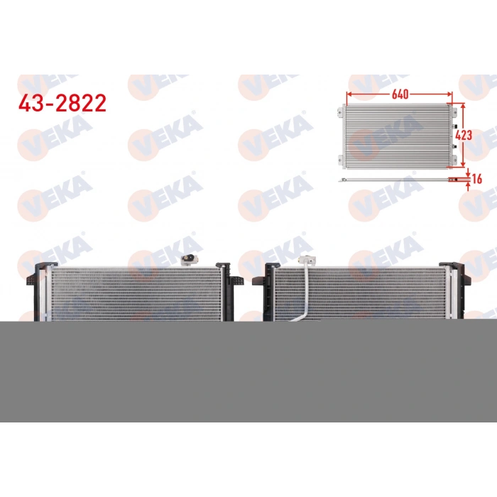 KLIMA RADYATORU MERCEDES C CLASS (W204) C 180 2007-2014