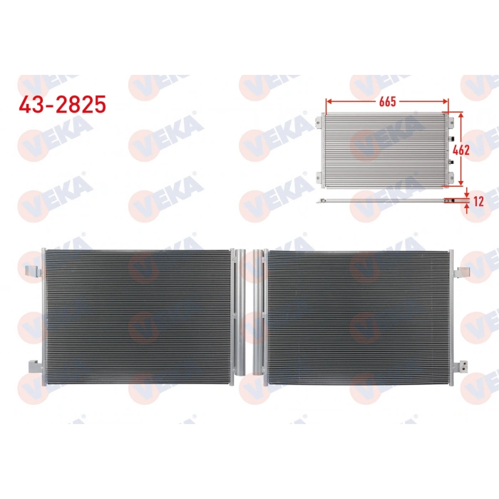 KLIMA RADYATORU MERCEDES C SERISI (W206) C180, C200, C200 4-matic, C200d 2021-