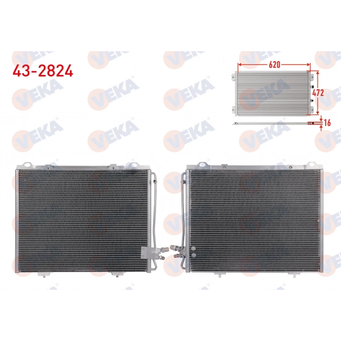 KLIMA RADYATORU MERCEDES E CLASS (W210) E 200 1995-2002