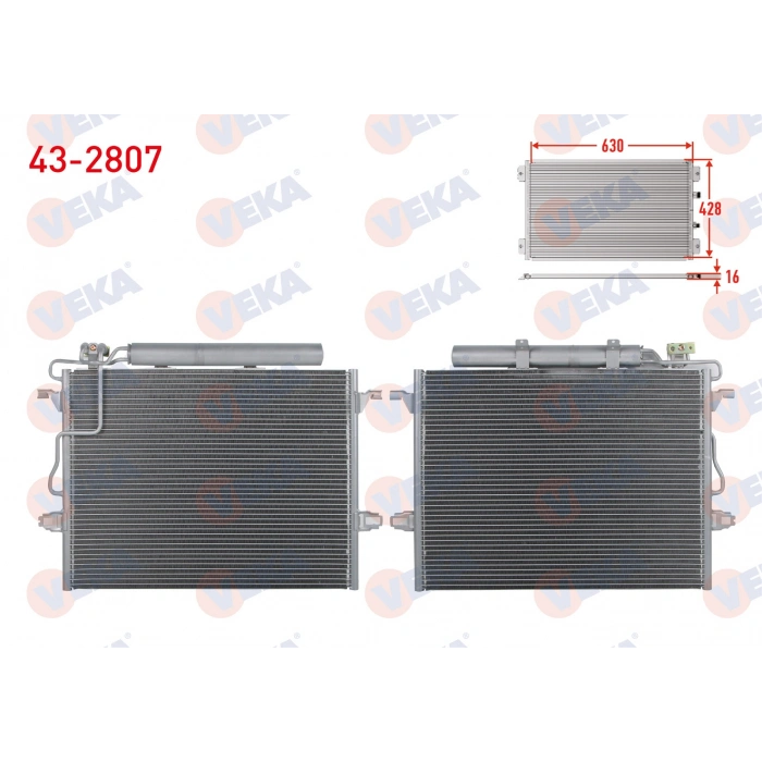 KLIMA RADYATORU MERCEDES E200 W211 2002-