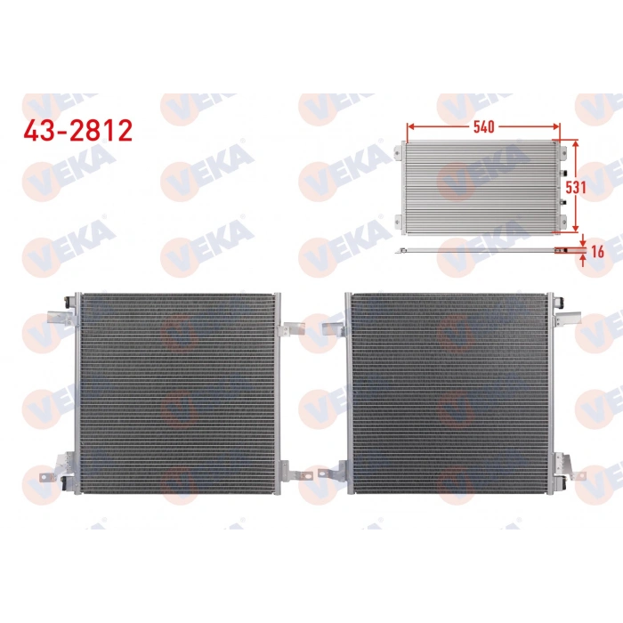 KLIMA RADYATORU MERCEDES M SERISI (W163) ML 230 1998-2005