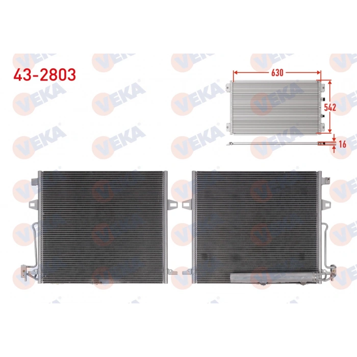 KLIMA RADYATORU MERCEDES M SERISI (W164) ML 320 CDI 2005-2011