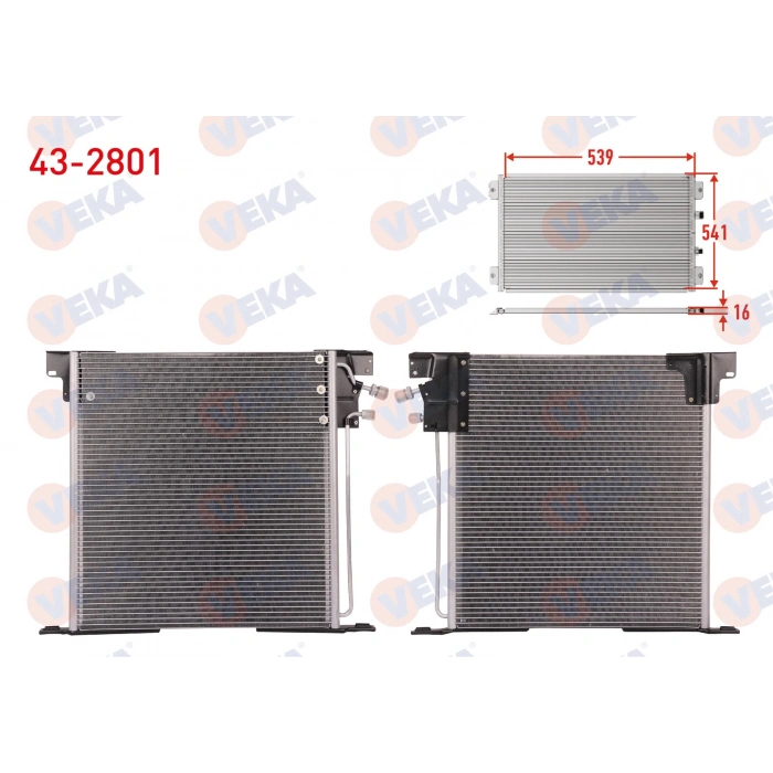 KLIMA RADYATORU MERCEDES C SERISI (W203) C 180 2000-2006