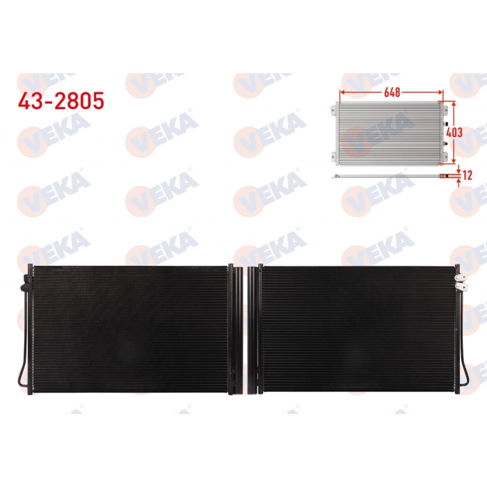 KLIMA RADYATORU MERCEDES VITO (W447) 114 CDI 2014-