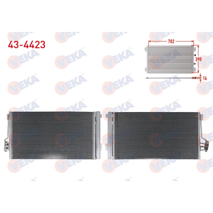 KLIMA RADYATORU MERCEDES VITO (W639) 111 CDI 2003-2014