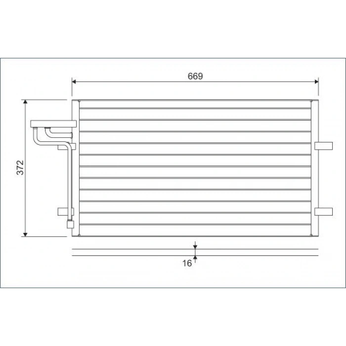 KLİMA RADYATÖRÜ MINI