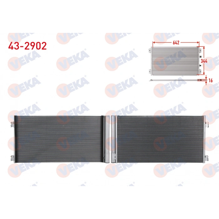 KLIMA RADYATORU MINI COOPER (R56) 1.6i - 1.6 D 2010- / COOPER ONE 1.4i - 1.6i 2010-