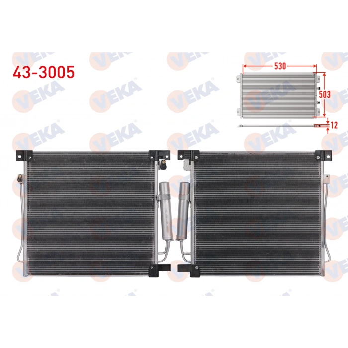 KLIMA RADYATORU MITSUBISHI L 200 (KJ_,KK_,KL_) 4X4 2.4 DI-D 2015-