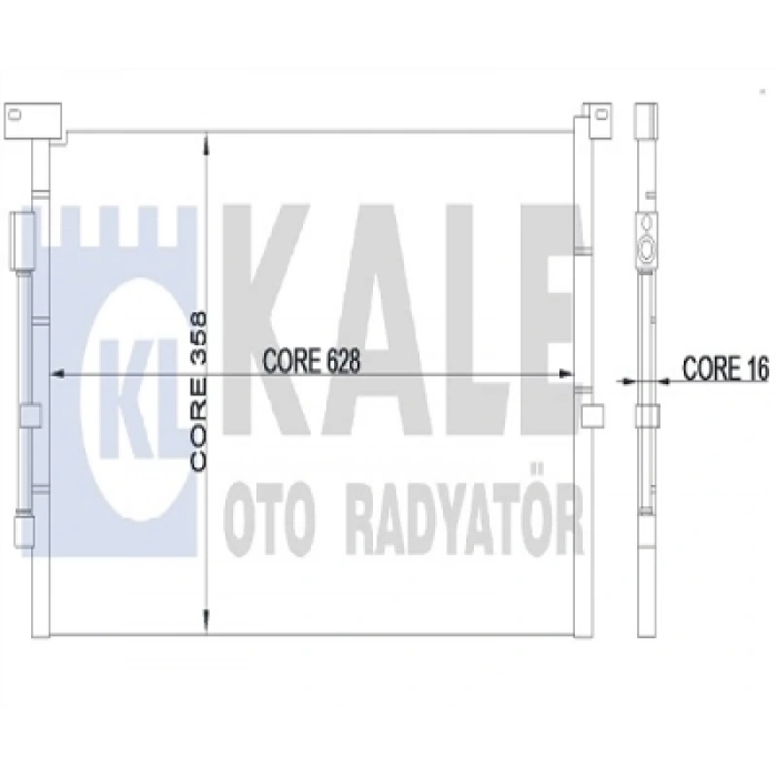 KLIMA RADYATÖRÜ MONDEO BM 01-
