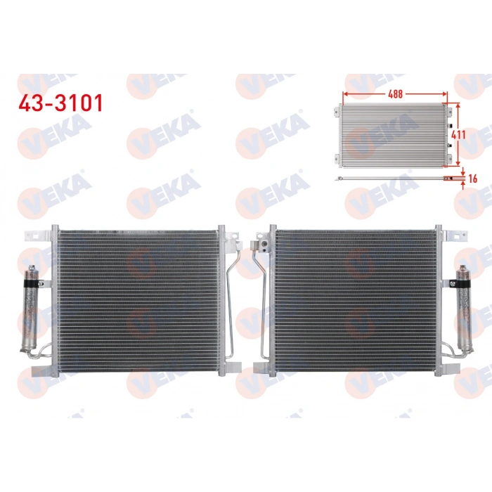 KLIMA RADYATORU NISSAN JUKE 1.6 DIG-T A-T/M-T 2010-