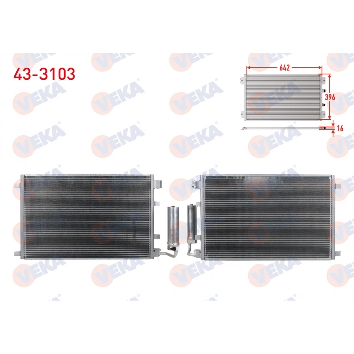 KLIMA RADYATORU NISSAN QASHQAI (J10) 1.6i AT/MT 2007-2014