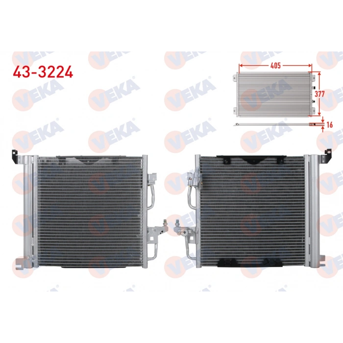 KLIMA RADYATORU OPEL ASTRA H 1.3 CDTI 2004-2010